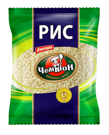 Рис круглий Екстра ЧЕМПІОН, 800 г